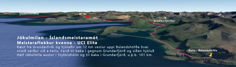Íslandsmeistarmót í götuhjólreiðum og Jökulmílan