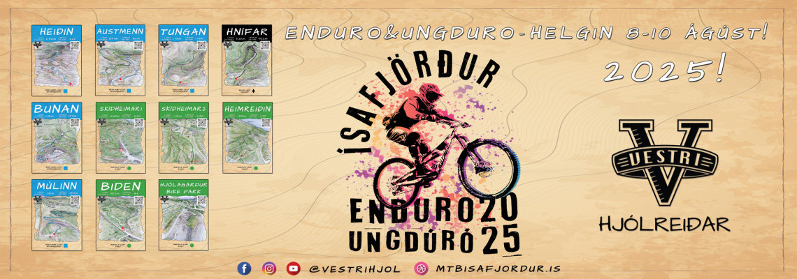 Enduro/Ungdúro Ísafjörður 2025 - Bikarmót